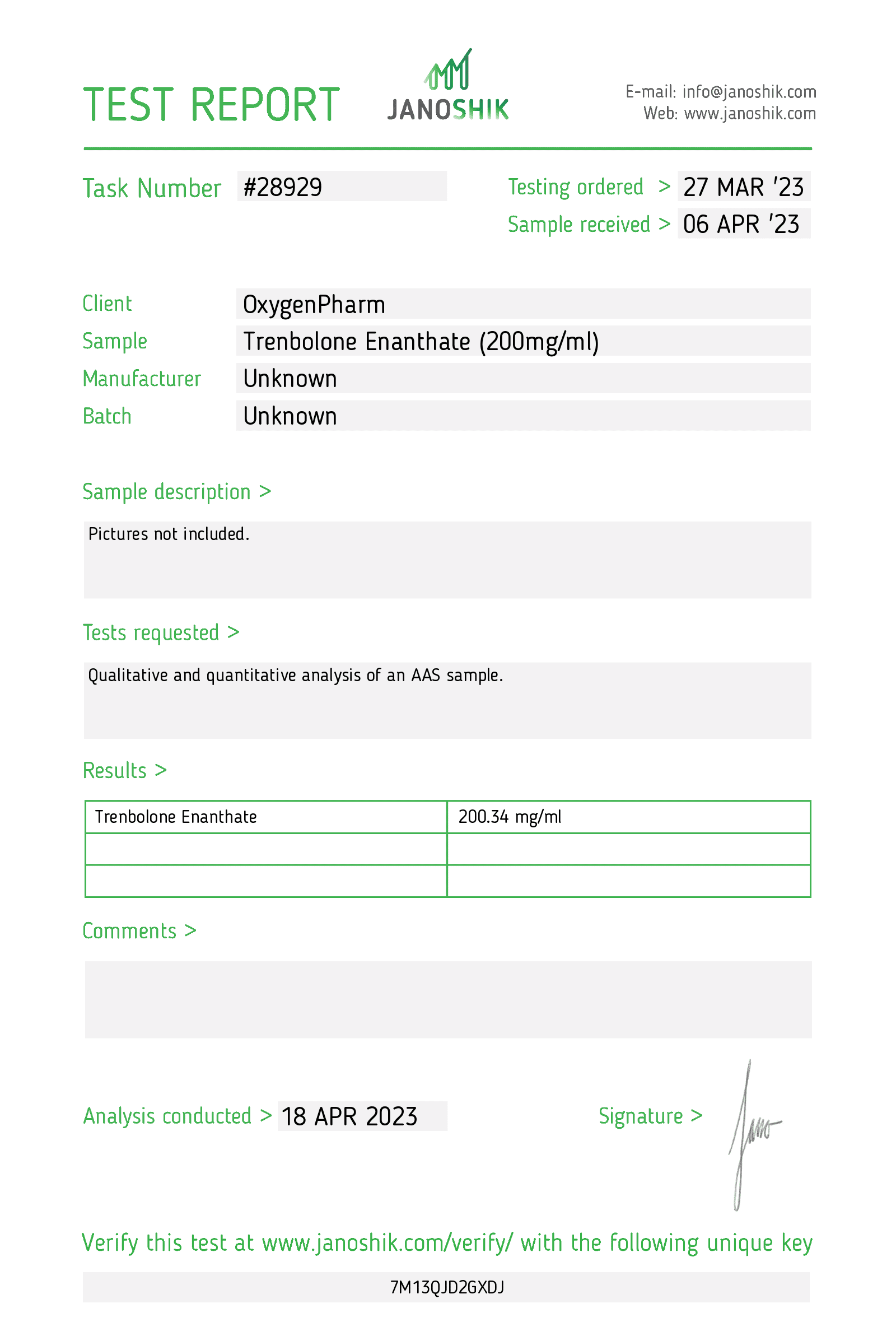 TRENBOLONE ENANTHATE - 200mg/mL 10mL 2 TRENBOLONE ENANTHATE - 200mg/mL 10mL - Image 2
