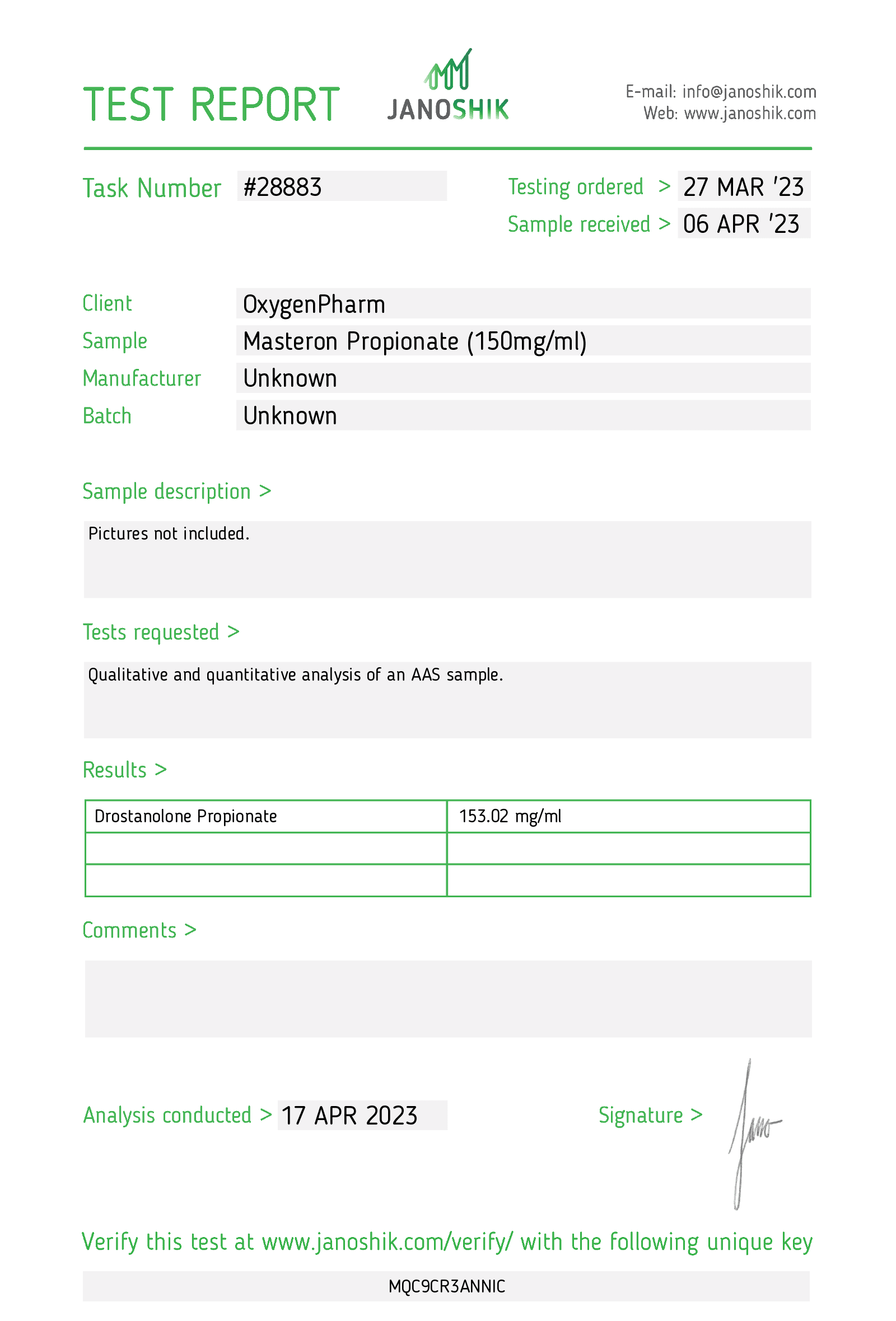 Masteron Propionate 150mg/mL 10mL 2 Masteron Propionate 150mg/mL 10mL - Image 2